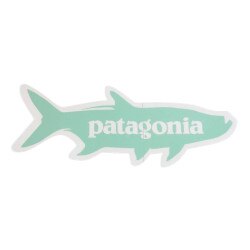 Patagonia Tarpon Sticker in Pale Blue
